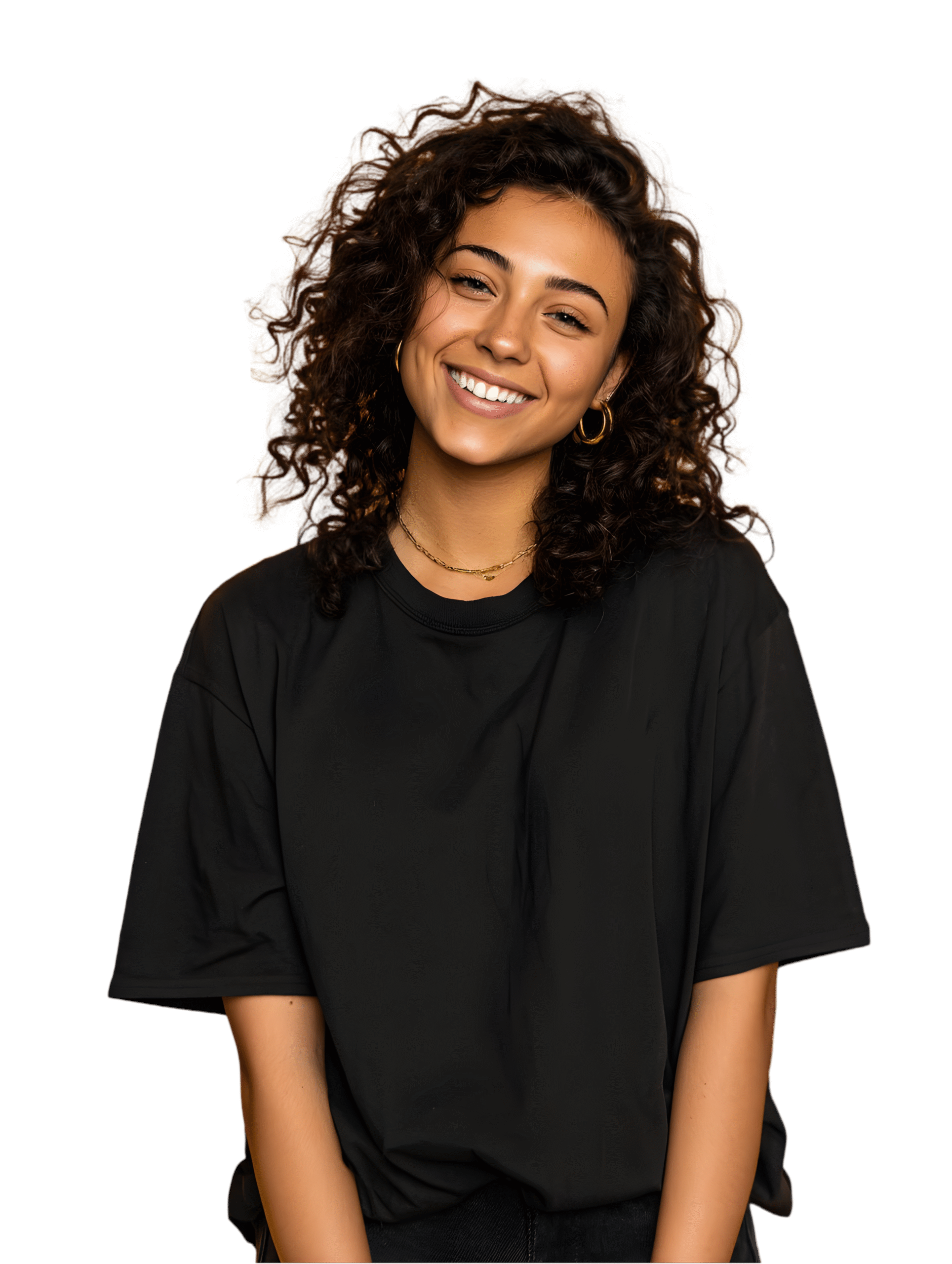 Smiling dental implant patient